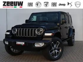 Jeep Wrangler Unlimited 4xe 380 PK Sahara | Schuifdak | Leder | Camera | Navi | 20"