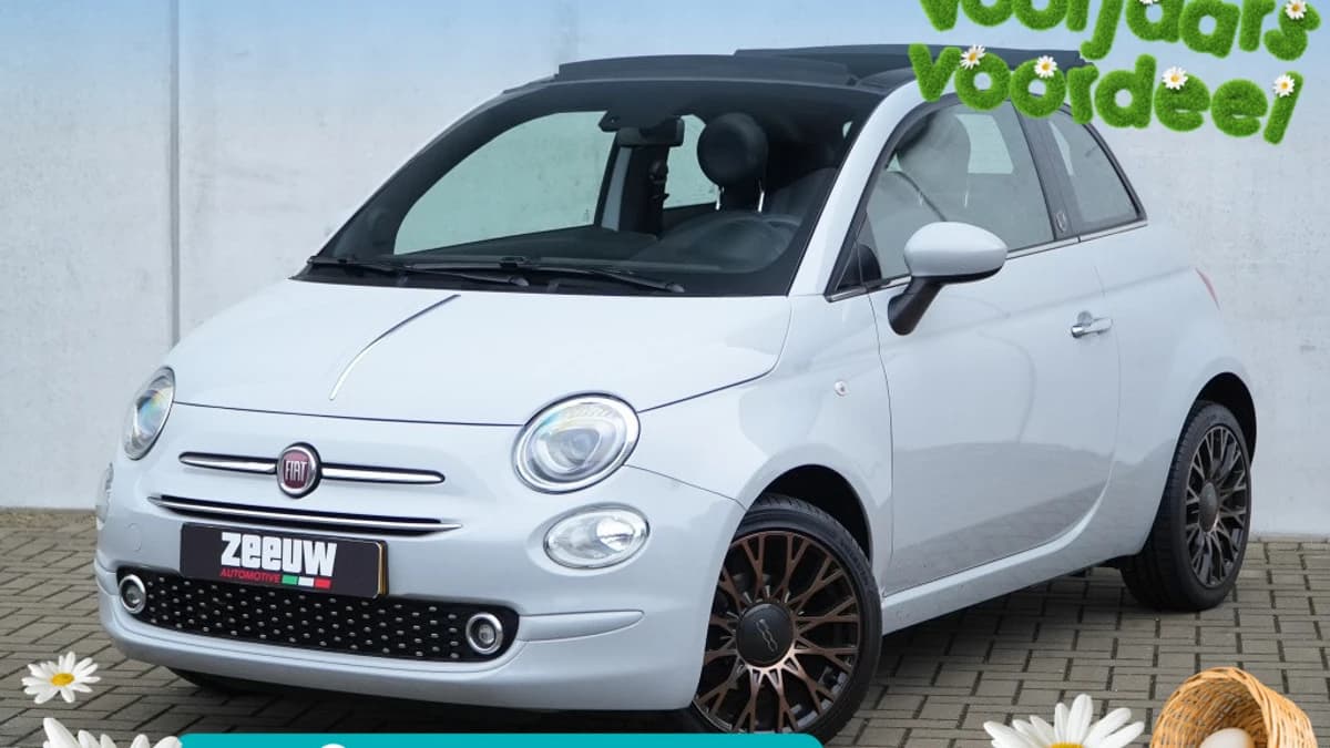 Fiat 500C TwinAir Turbo 85 PK 120th | Carplay | Cruise | PDC | 16" — foto 1