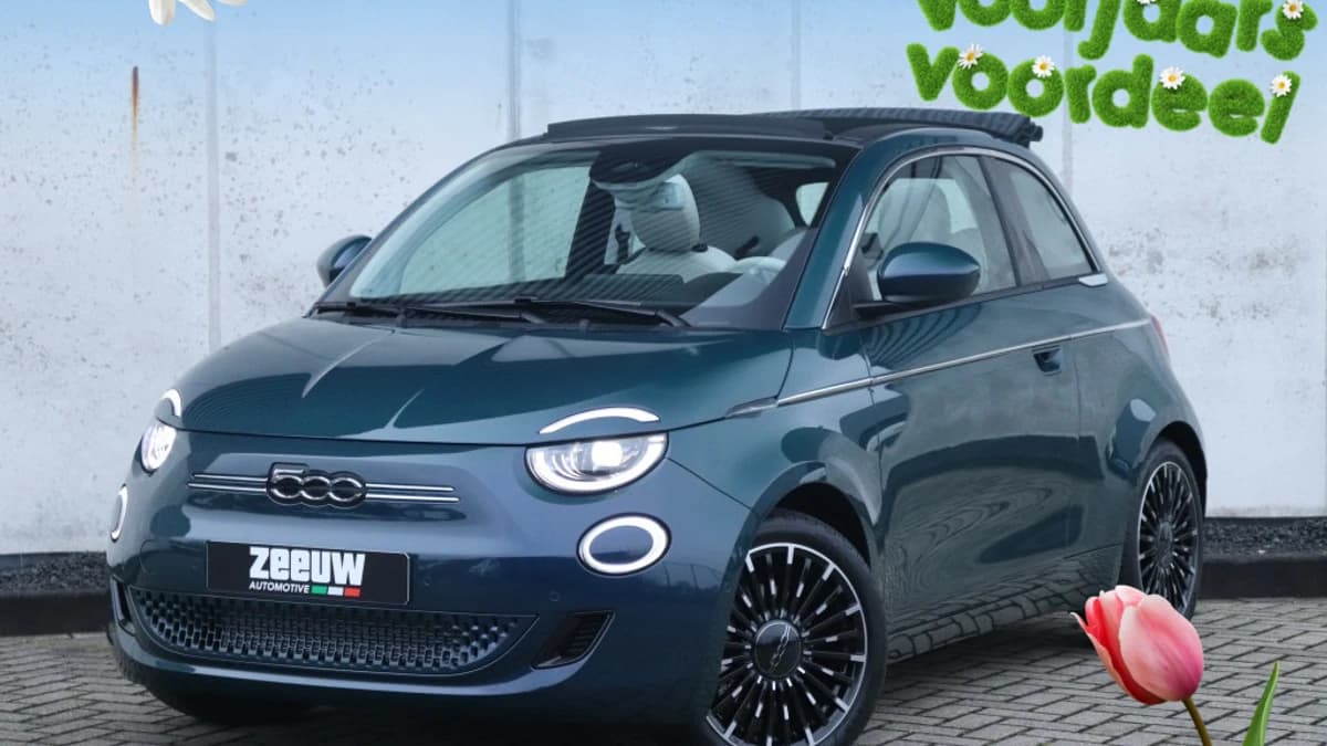 Fiat 500e Cabrio La Prima 42 kWh | Technology | Navi | Camera | 17" — foto 1