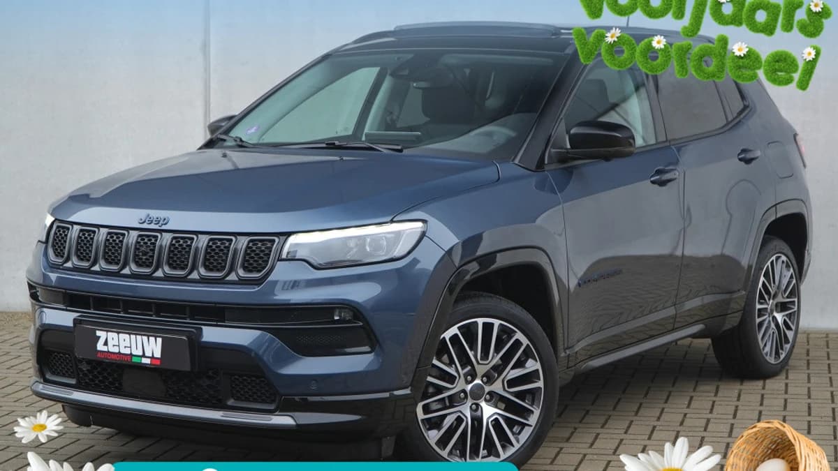 Jeep Compass 4xe 240 PK Hybrid Summit | Pano | Safety | 360cam | 19" — foto 1