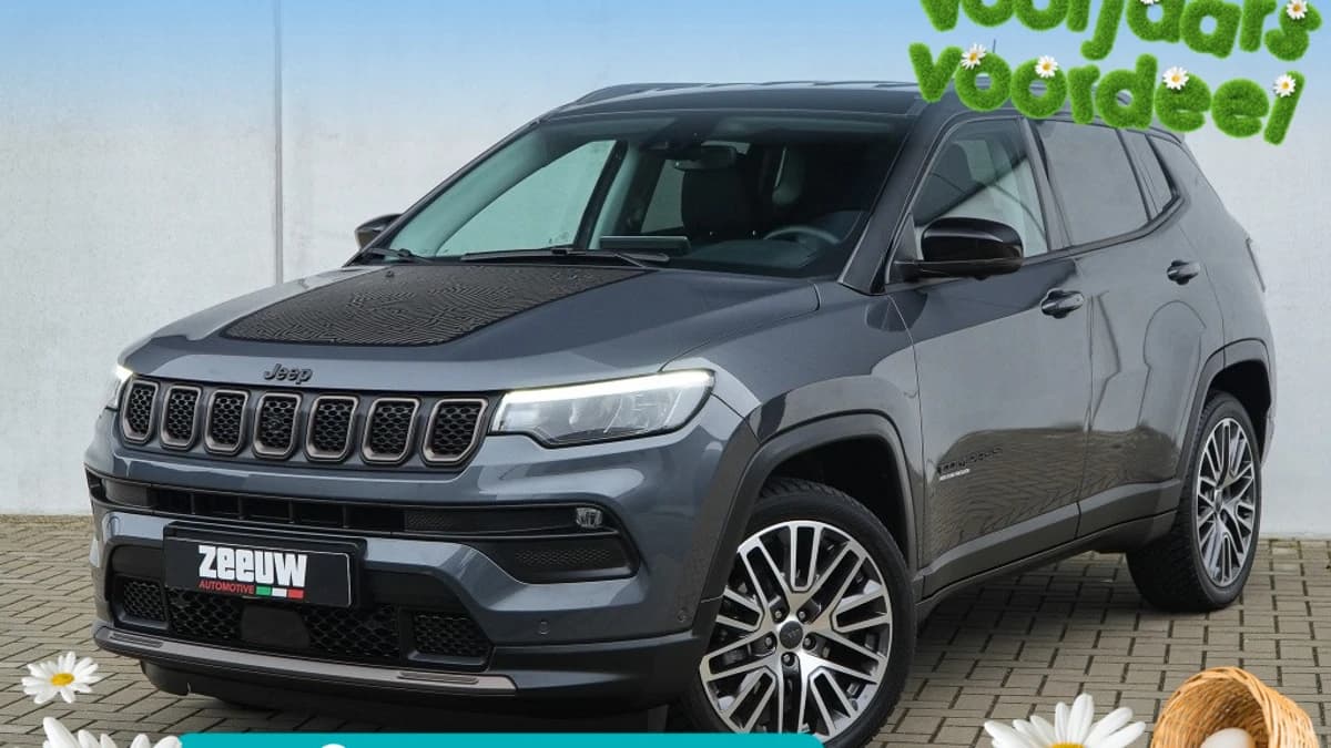 Jeep Compass 1.5T e-Hybrid 130 PK Upland | Navi | Carplay | 360Cam | 19" VERKOCHT — foto 1