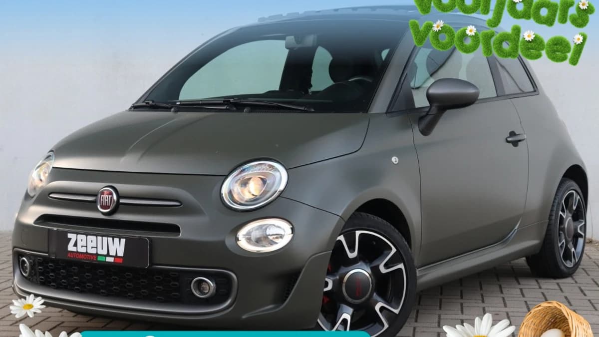 Fiat 500 TwinAir Turbo 80 PK Sport | Automaat | Schuifdak | Leder | Beats VERKOCHT — foto 1