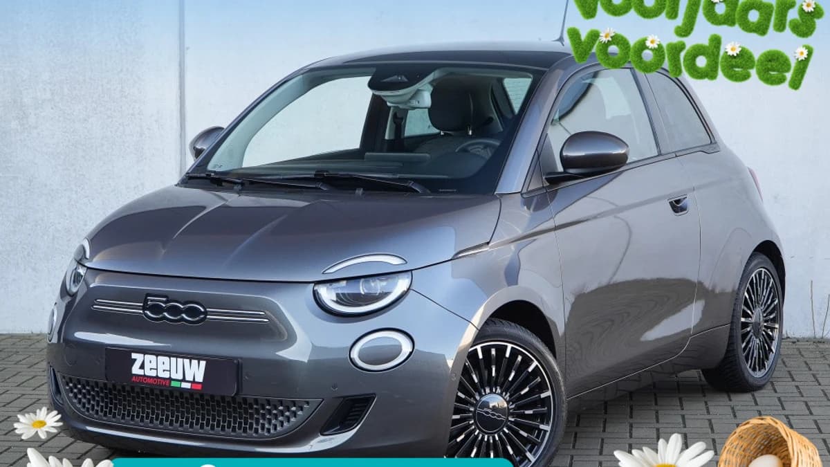 Fiat 500e Icon 42KWH | LED | Pano | Camera | Navi | Carplay | 17" — foto 1
