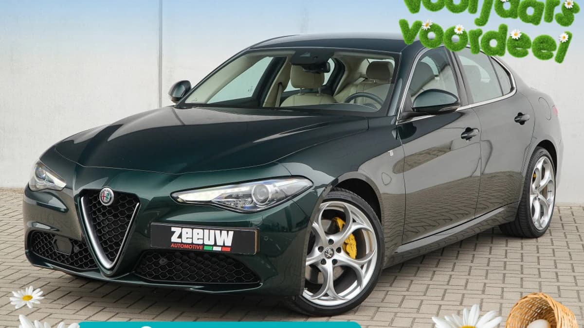 Alfa Romeo Giulia 2.0 Turbo 200 PK TI | Leder | Carplay | Verde Visconti | ADAS 2 — foto 1