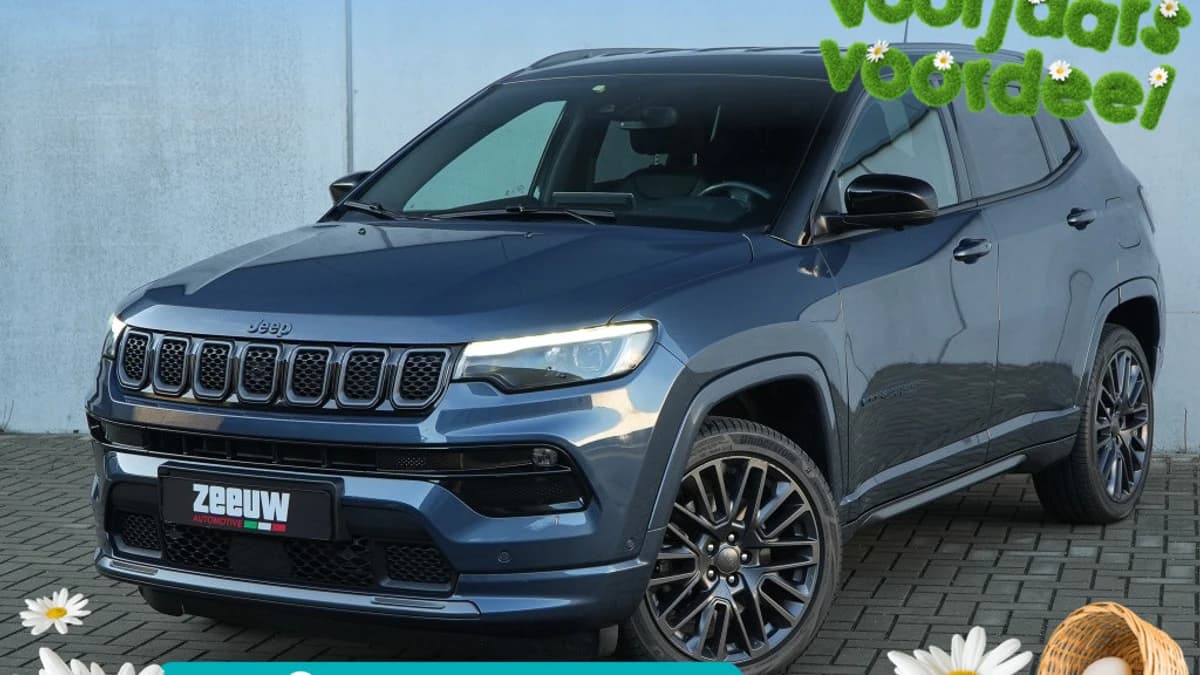 Jeep Compass 4xe 240 PK Hybrid S | Leder | Navi | Winter | 360Cam | 19" — foto 1