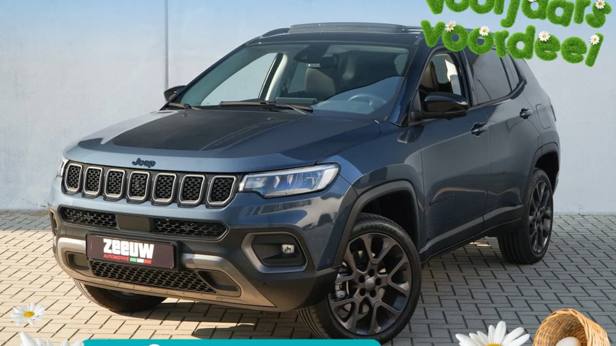 Jeep Compass 4xe 240 PK Hybrid Trailhawk | Pano | Leder | 360cam | Winter — foto 1