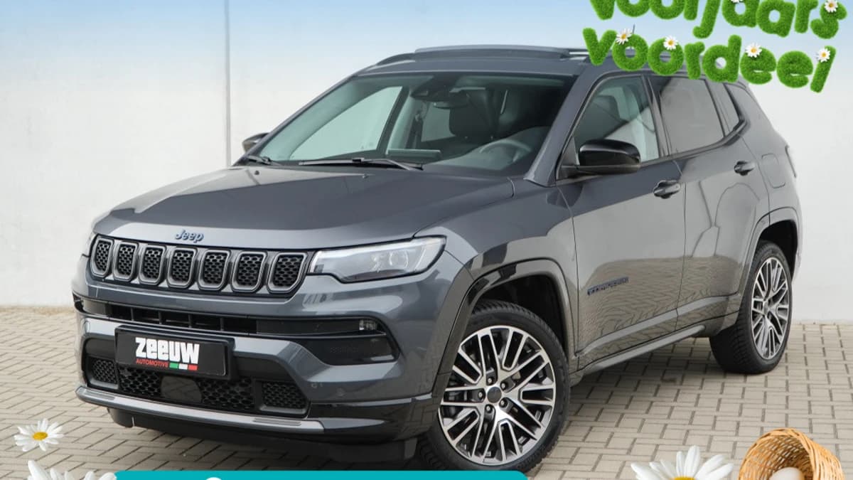 Jeep Compass 4xe 240 PK Hybride Summit | Pano | Premium | LED | Winter | 19" — foto 1