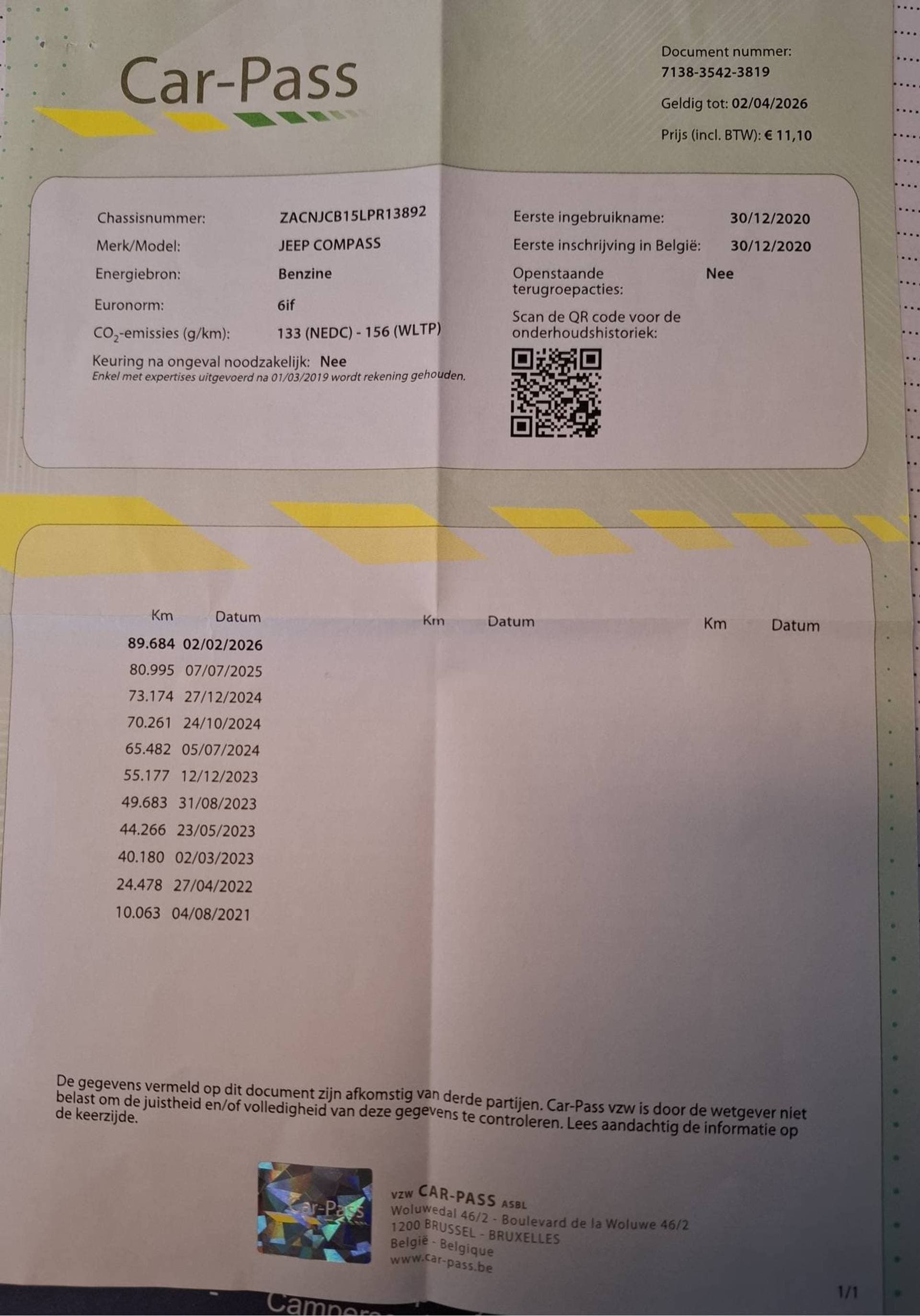 Jeep Compass 1.3T Night Eagle Liberty Edition thumbnail 16