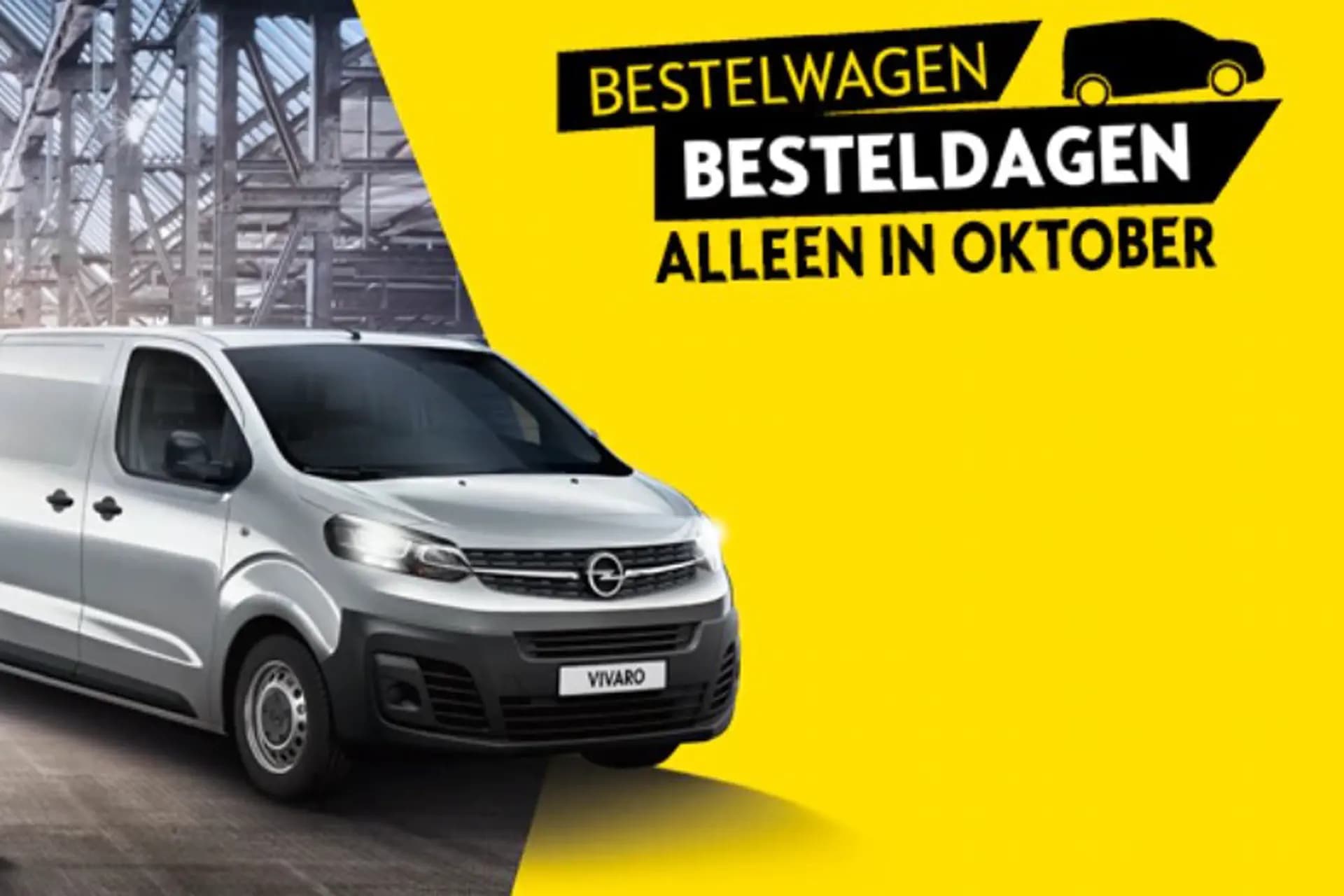Bestelwagen Besteldagen bij Opel