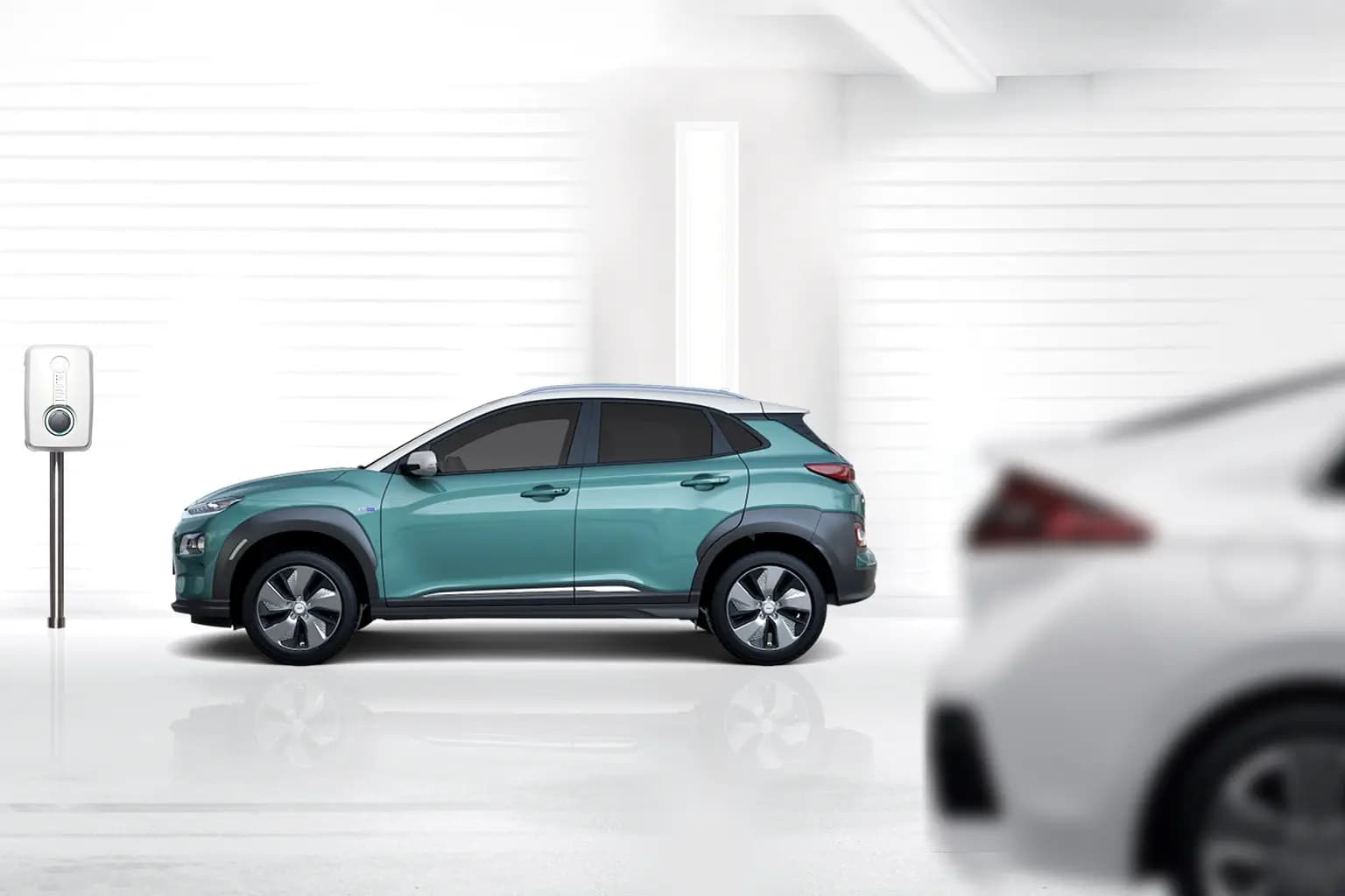 Voordelig laadpunt bij elektrische Hyundai