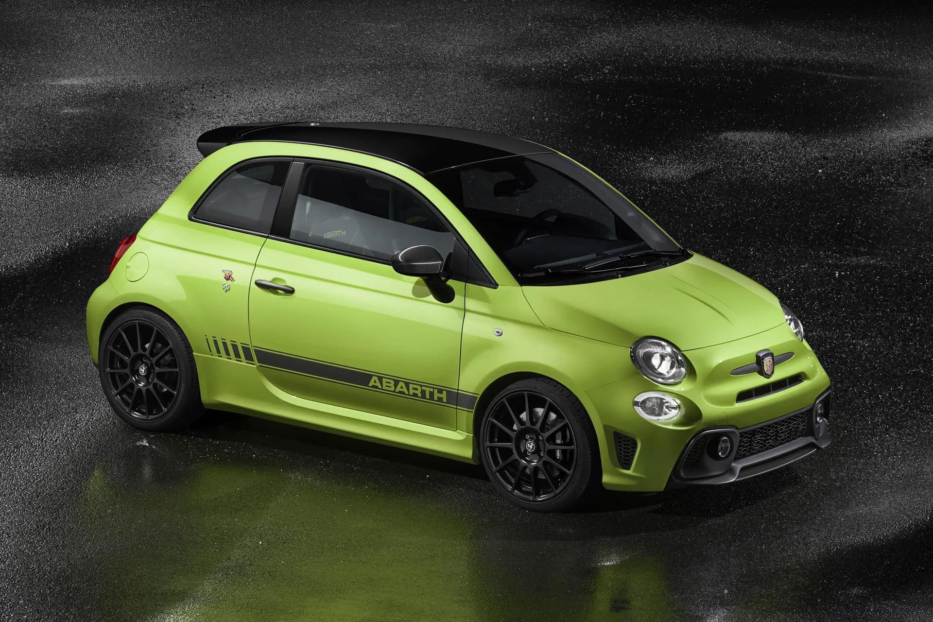 Gratis automaat op Abarth 595