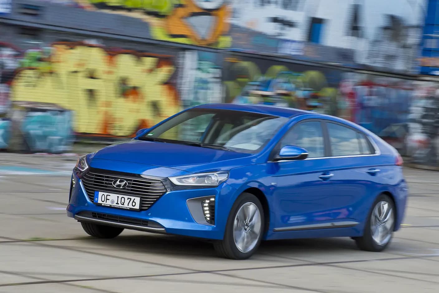 Hyundai Ioniq met brandstofpas