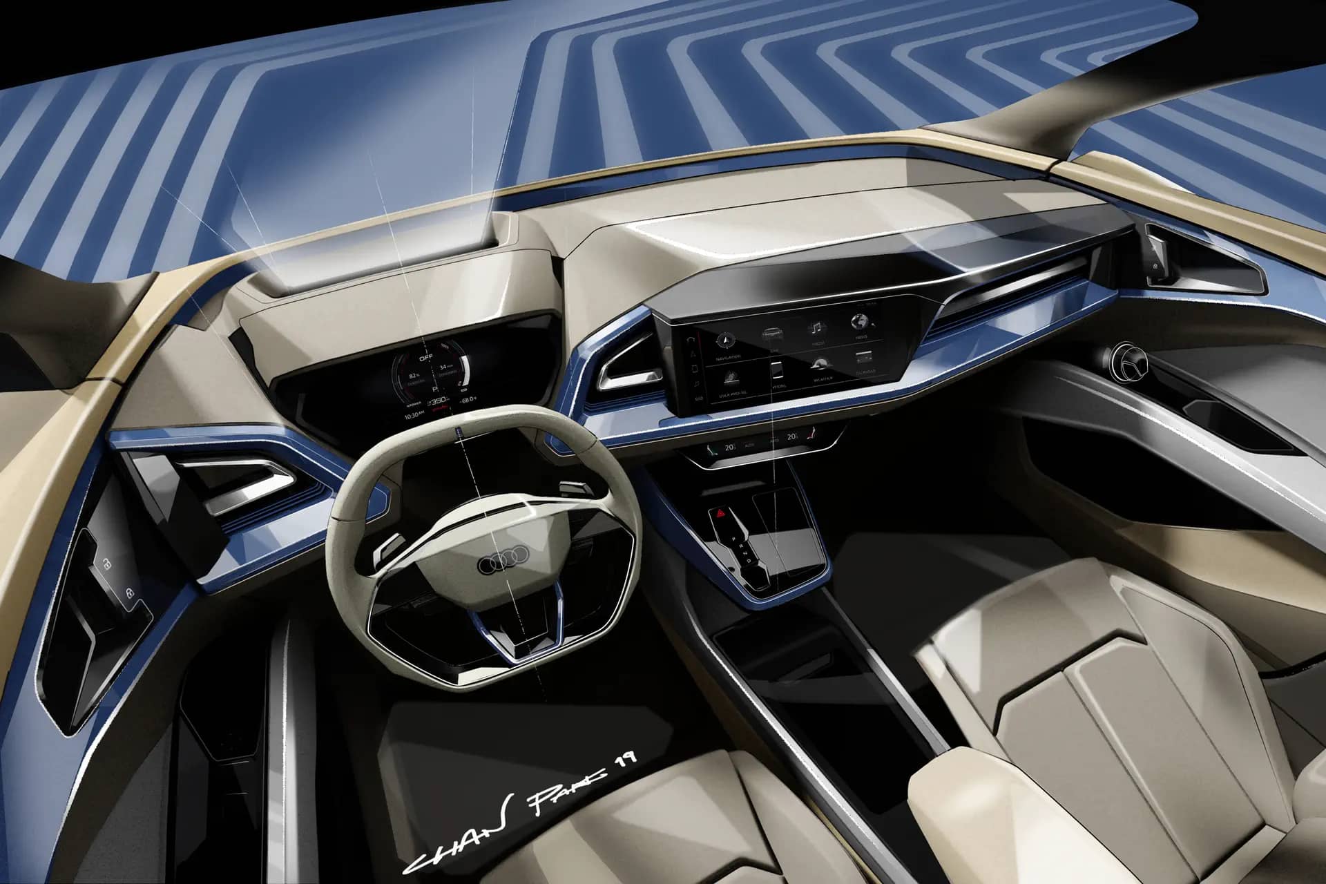 Elektrische Audi Q4 e-tron komt eind 2020, begin 2021