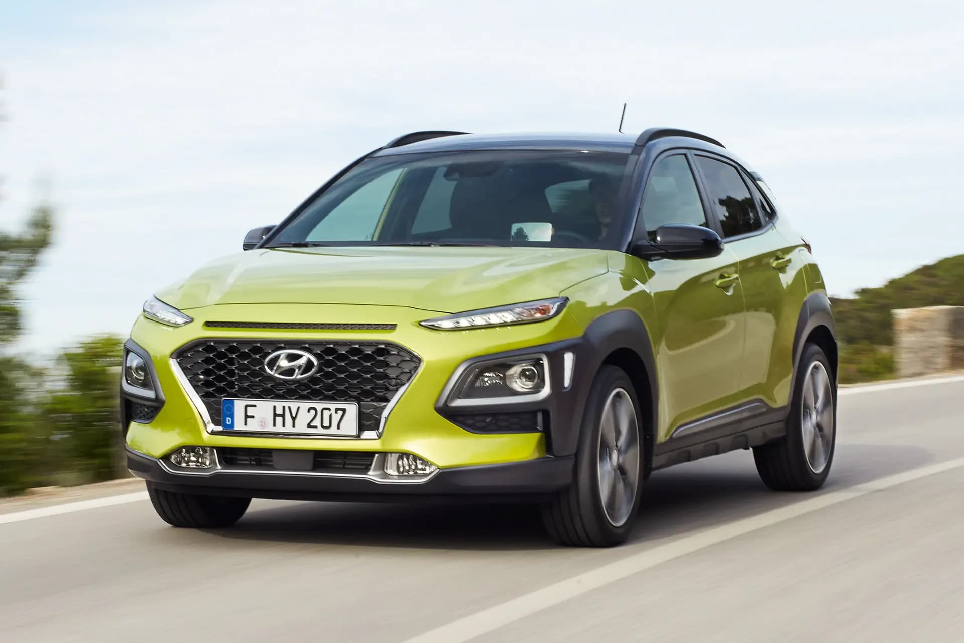 Hier is de Kona, de compacte SUV van Hyundai
