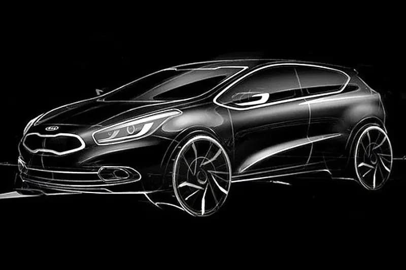 Eerste schets nieuwe Kia Pro_Cee'd