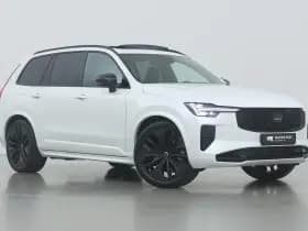 Volvo XC90 T8 Plug-in hybrid Ultra Black Edition | Luchtvering | Bowers&Wilkins | Massage+Ventilatie | Gelamineerd Glas | Trekhaak | 21 Inch