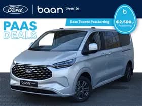 Ford Tourneo Custom 2.5 Plug-IN Hybrid 233 PK L2H1 Titanium | Incl. BTW & BPM | 8 Persoons | Adaptieve Led Koplampen | Trekhaak Wegklapbaar | Blis | Adaptieve Cruise. | Camera | Uit Voorraad Leverbaar