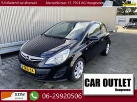 Opel Corsa 1.0-12V Selection 148Dkm, Briljant Zwart, LM, – Inruil Mogelijk –